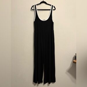 Cider Black and White Jumpsuit